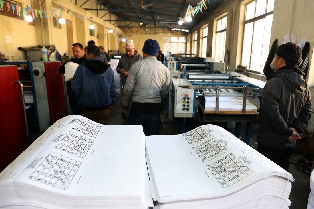 एक करोड ४२ लाख आठ हजार थान मतपत्र छापियो