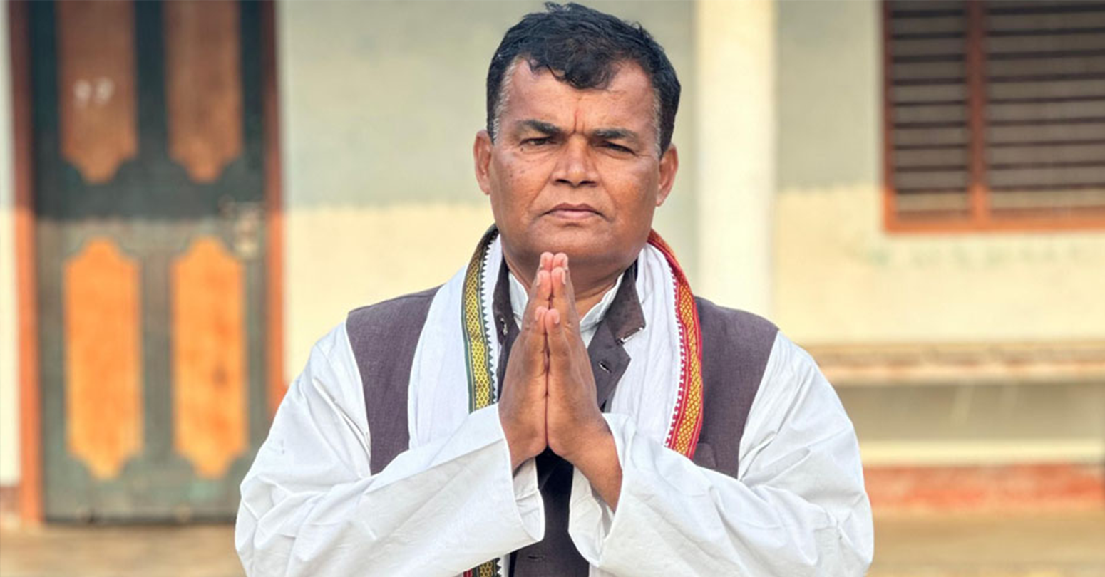 सिरहा-३ का जसपा नेपालका उम्मेदवार अशेश्वर यादव पक्राउ