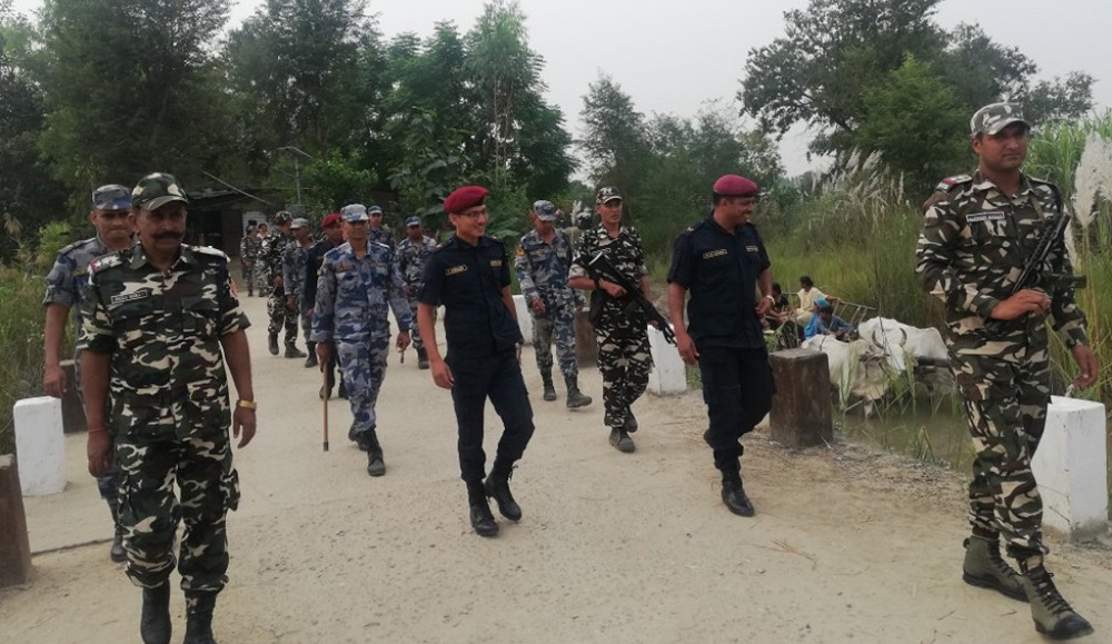 निर्वाचन शान्तिपूर्ण बनाउन सीमानाकामा सुरक्षा कडाइ