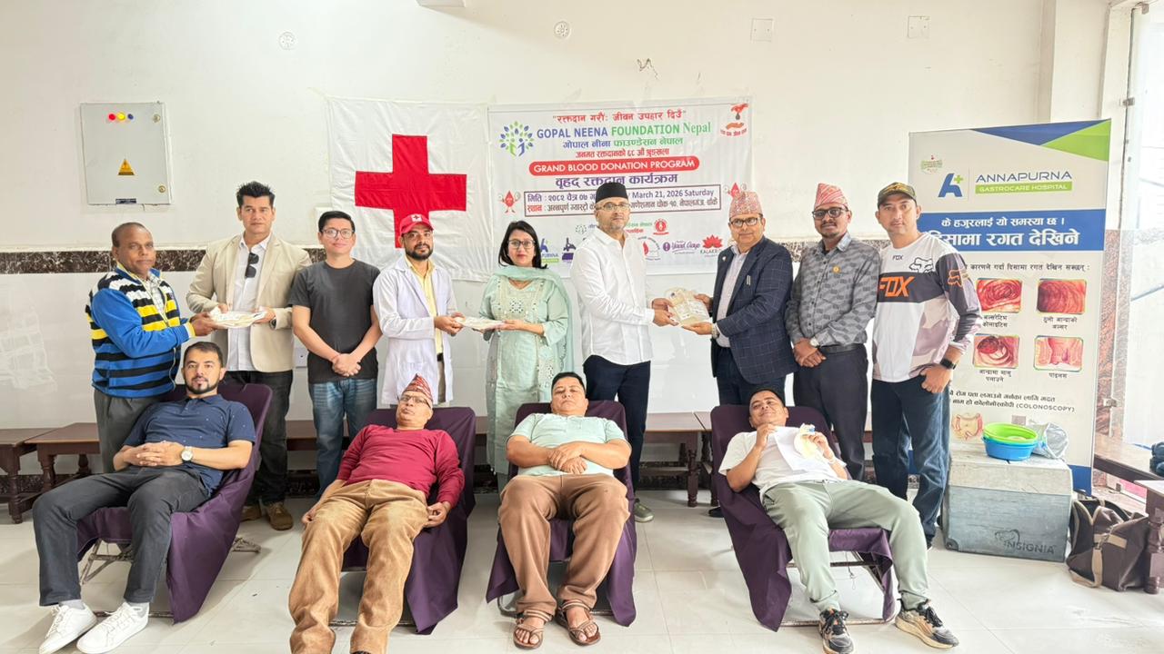 जनमत रक्तदान अभियानको ६८ औं श्रृङ्खलामा ४९ जनाले गरे रक्तदान