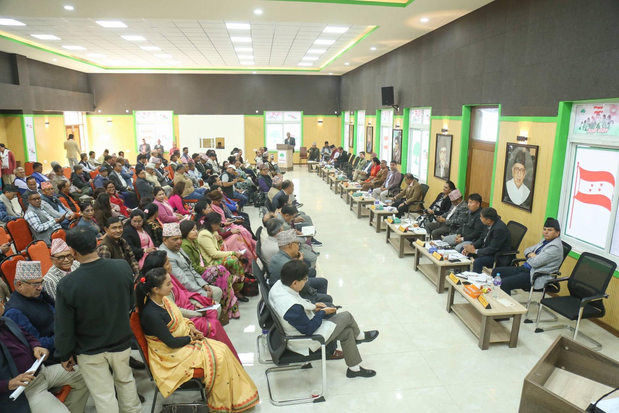 कांग्रेसको १५औँ महाधिवेशन असोज १६ देखि १८ मा गर्ने निर्णय