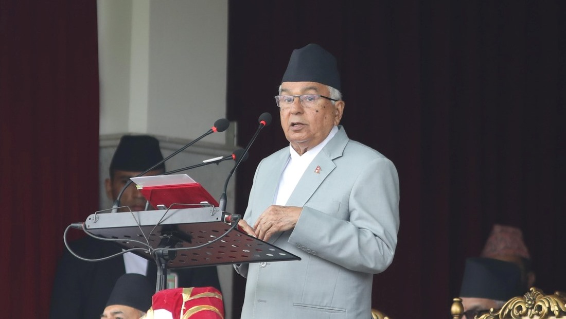 राष्ट्र निर्माणका लागि महिला नेतृत्व र क्षमता मुख्य आधार: राष्ट्रपति पौडेल