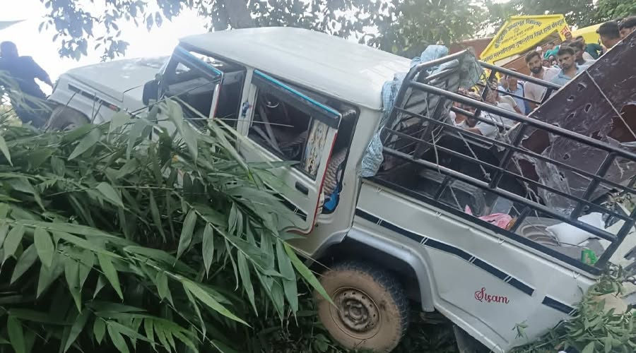 स्याङ्जामा जीप दुर्घटना हुँदा दुई जनाको मृत्यु, १५ घाइते