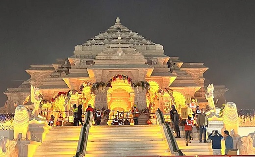 भारतकाे उत्‍तर प्रदेशस्थित अयोध्यामा श्रीराम मन्दिरमा तीन करोड भन्‍दा बढी चन्‍दा सङ्कलन