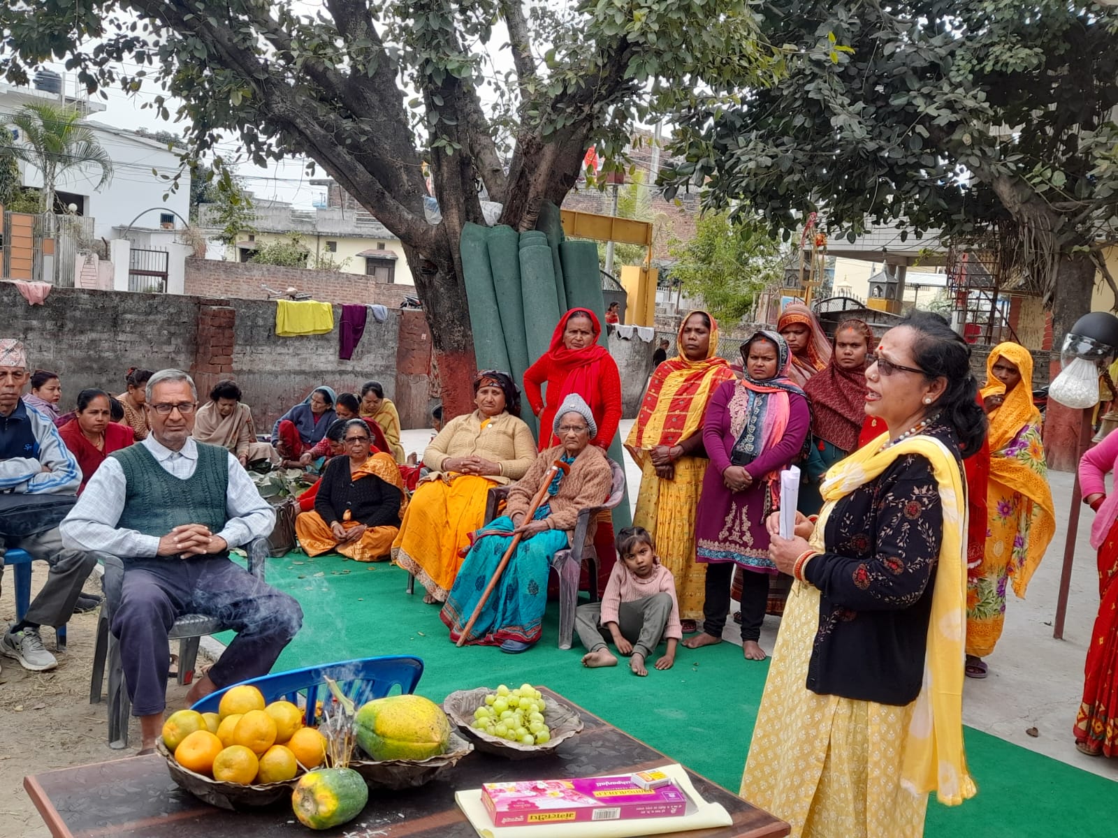 शताव्दी प्राचीन ऐतिहासिक कालीथान मन्दिरका पुजारी आचार्य प्रति श्रद्धान्जलि गरियो