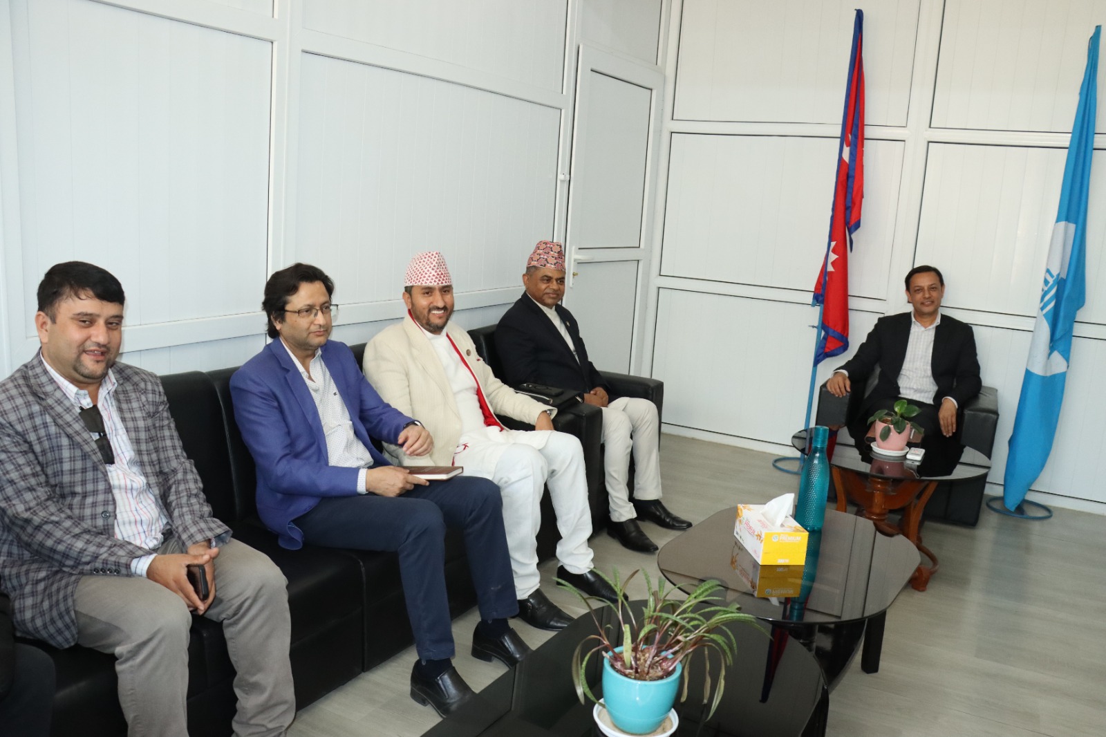 उच्च स्तरीय राजनीतिक वार्ता समितिद्वारा रास्वपा पार्टी कार्यालयको अनुगमन