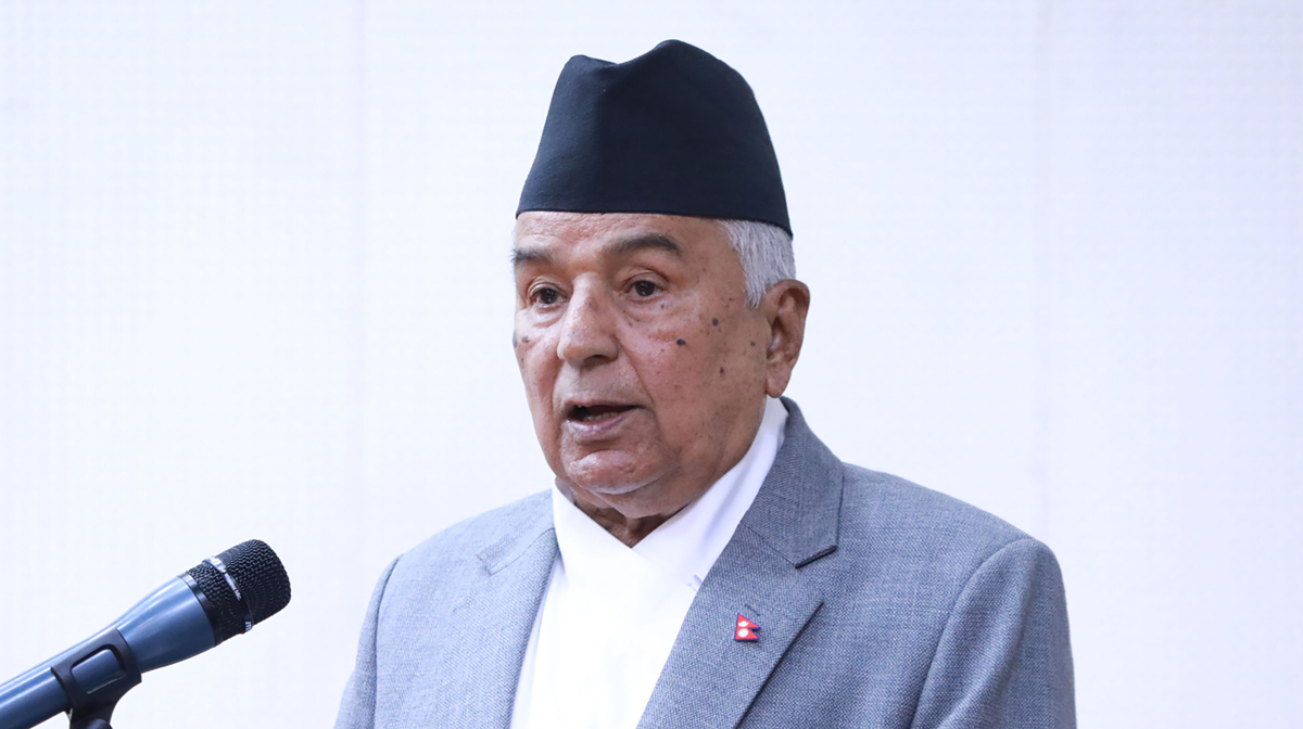 ज्येष्ठ नागरिकको ज्ञान, सीप र अनुभव हाम्रा प्ररेणाका पुञ्ज हुन् : राष्ट्रपति पौडेल