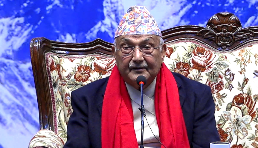 नेपालमा नेपाली सरकार हुनुपर्दछ, विदेशीको सरकार होइन : ओली