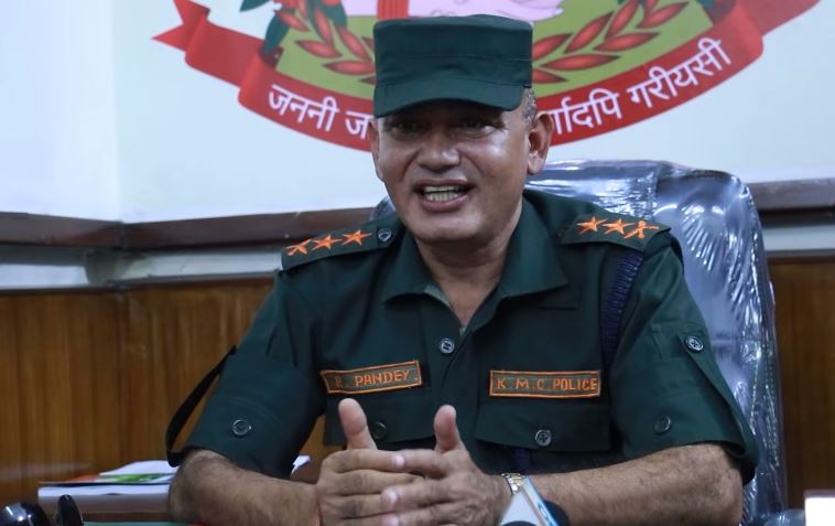 काठमाडौं महानगर प्रहरीका प्रमुख राजु पाण्डेले राजीनामा दिए