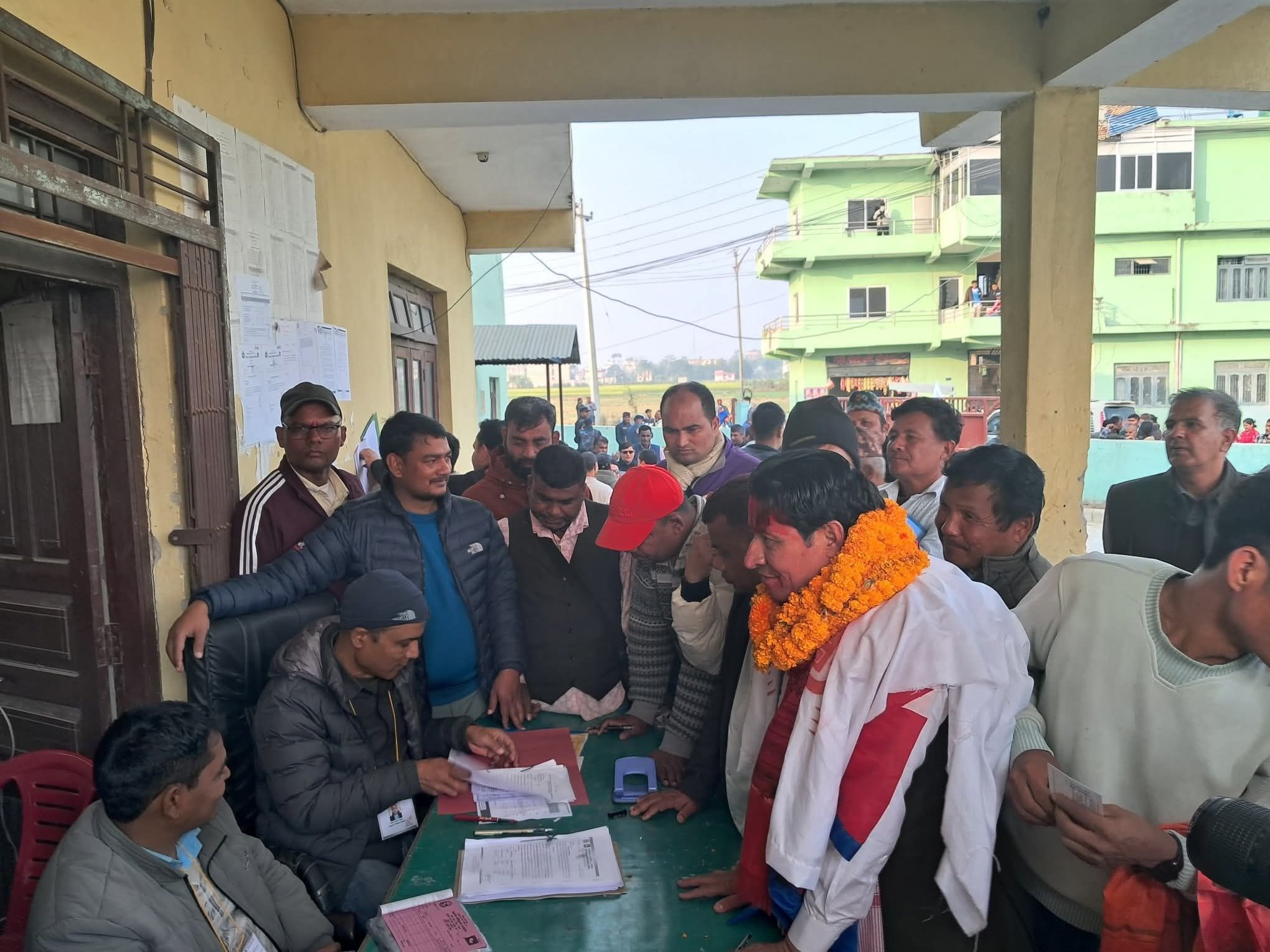 ऋषि धमलाले गरे रौतहट क्षेत्र नं ४ बाट प्रतिनिधि सभा सदस्यका लागि उम्मेदवारी दर्ता