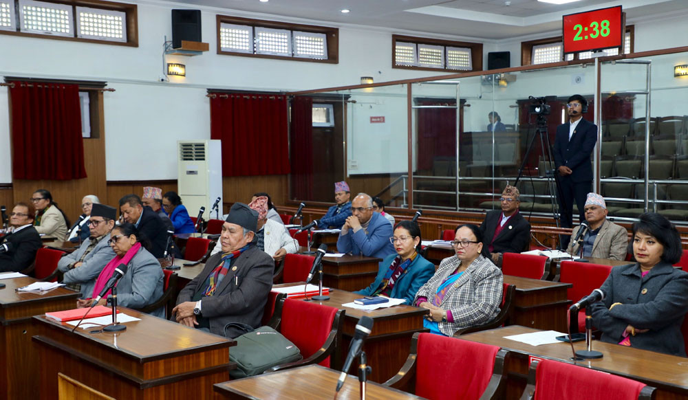 राष्ट्रिय सभा बैठक बस्दै, प्रधानमन्त्रीले चलचित्र विधेयक पेस गर्ने