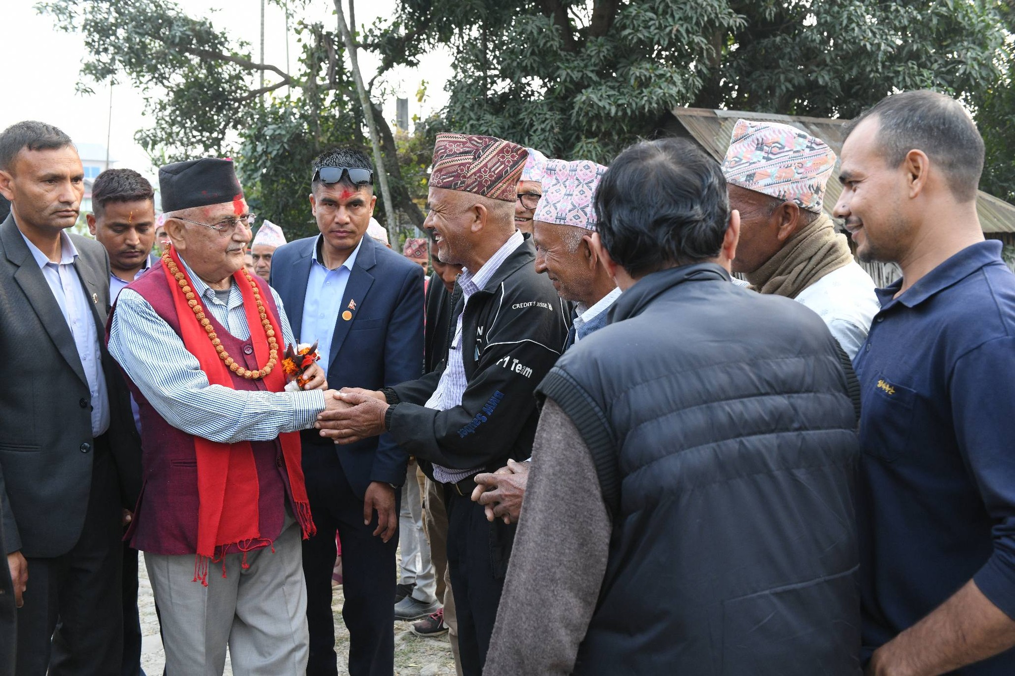 एमाले अध्यक्ष ओली आज झापाका ११ कार्यक्रममा सहभागी हुँदै