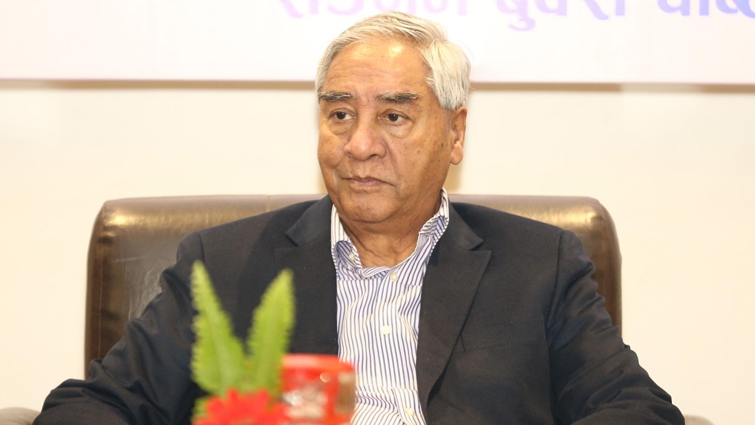 कांग्रेस पूर्वसभापति देउवा सिंगापुर प्रस्थान