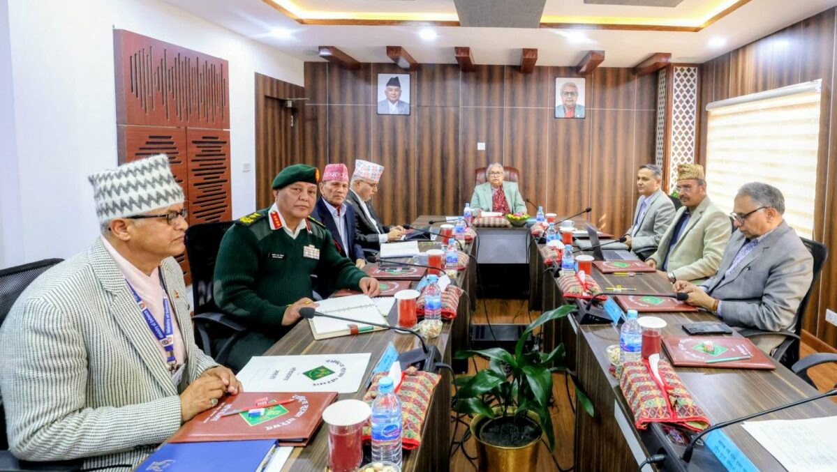 सुरक्षा परिषद् बैठक :प्रतिनिधि सभा निर्वाचन तयारीका विषयमा छलफल