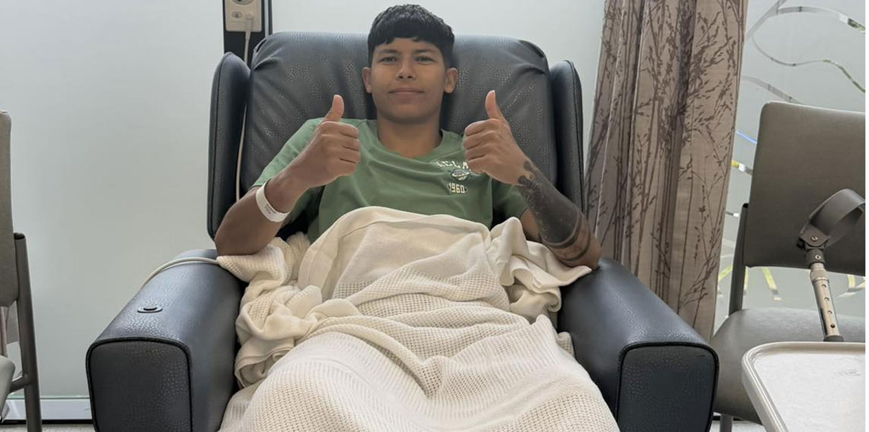 साम्बाको घुँडाको शल्यक्रिया सफल