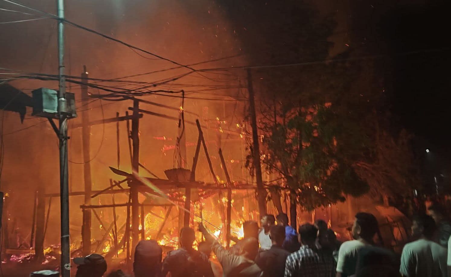 उदयपुरको बेल्टारमा आगलागी हुँदा २ जनाको जलेर मृत्यु