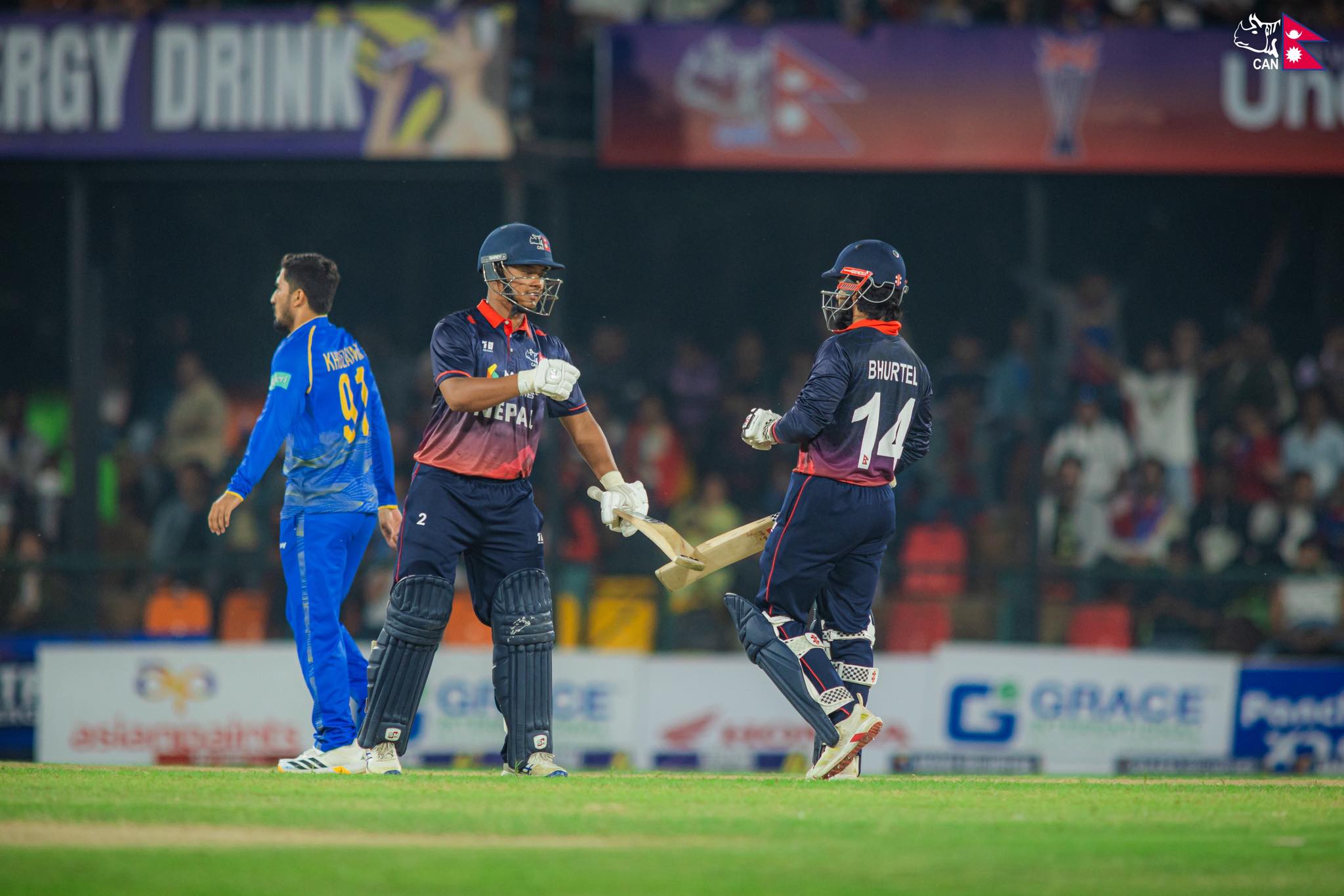 कुशल भुर्तेलको सानदार ब्याटिङ: यूएईविरुद्ध नेपालको ८ विकेटको जित, सिरिज बराबरी