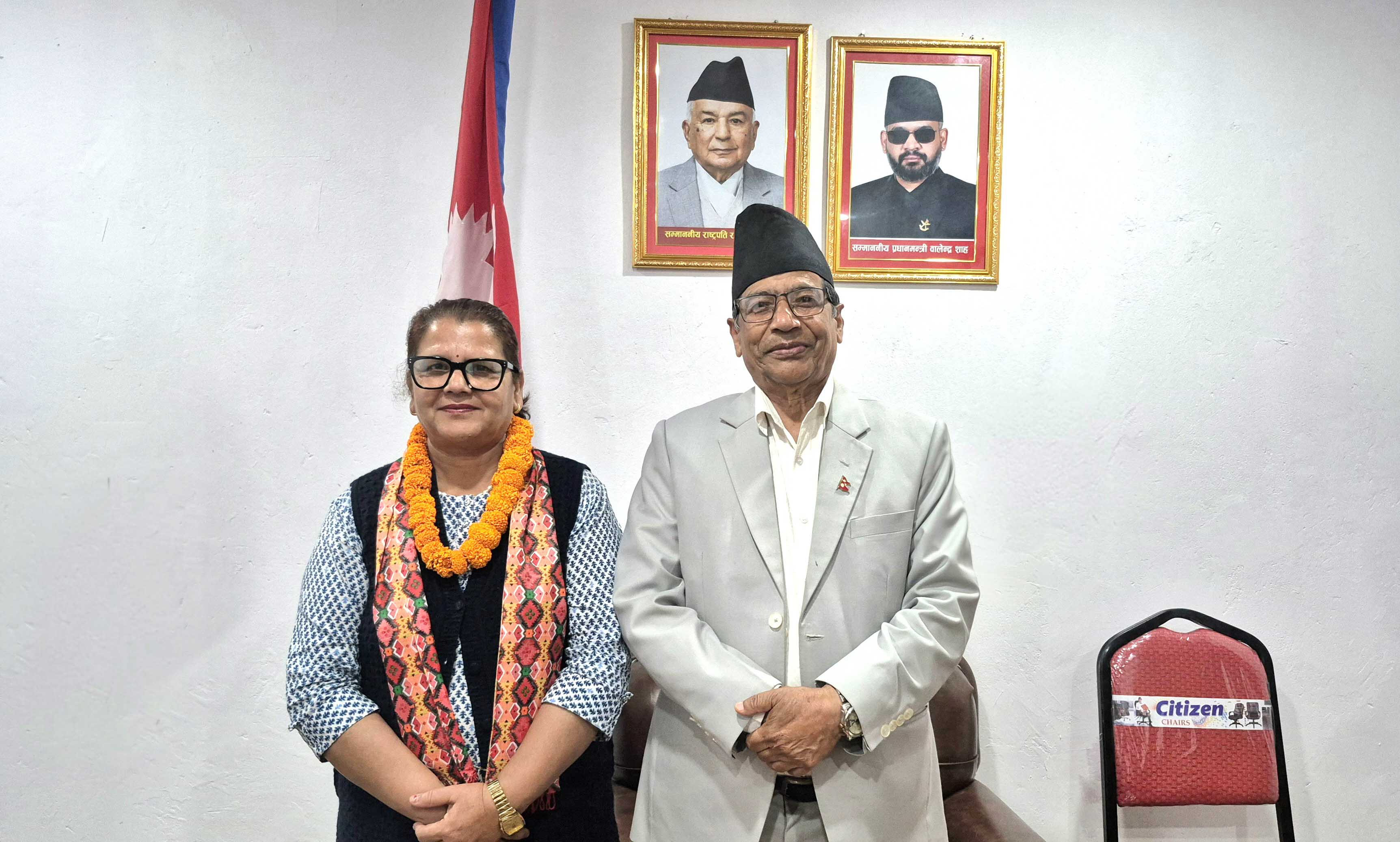 राष्ट्रिय सभा उपाध्यक्ष भण्डारी र गण्डकी प्रदेश प्रमुखबीच भेटवार्ता