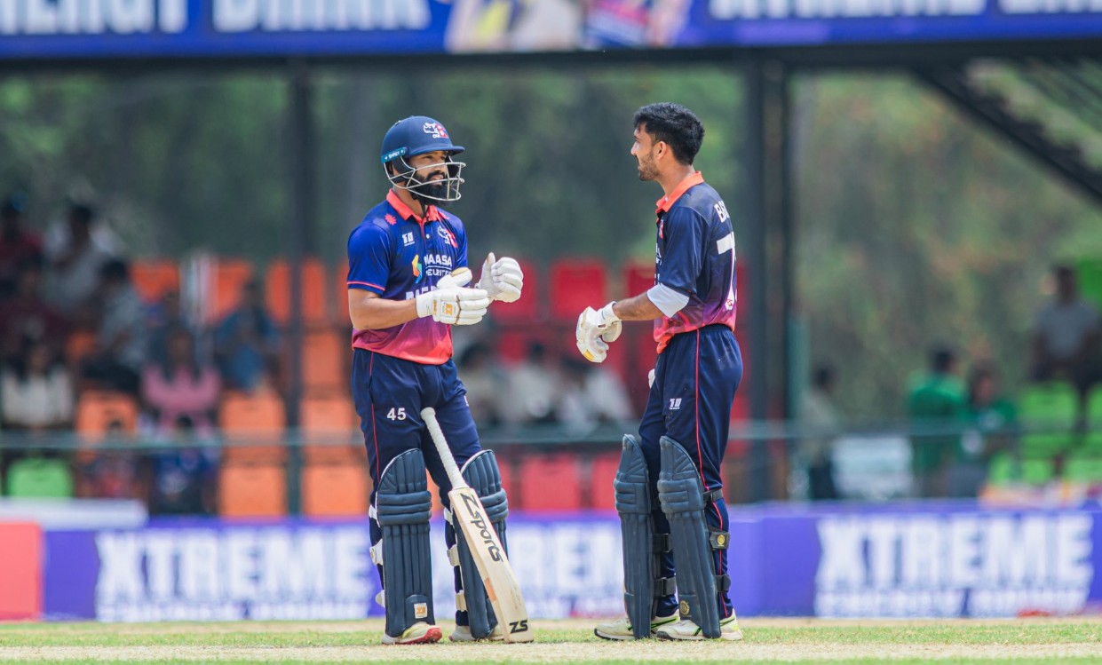 ओमानसँग नेपाल १०२ रनले पराजित, सोमपालको चार विकेट र दीपेन्द्रको अर्धशतक छायामा