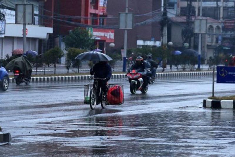 नेपालमा मनसुन भित्रिन अझै एक साता लाग्ने