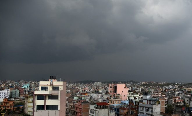 कोशी, मधेश, बागमती र गण्डकी प्रदेशका केही स्थानमा मेघगर्जन चट्याङ्ग सहित वर्षाको सम्भावना