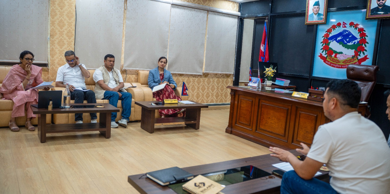 डिजिटल स्वास्थ्य प्रणाली निर्माणलाई प्राथमिकताका साथ अघि बढाउने मन्त्री मेहताको प्रतिबद्धता