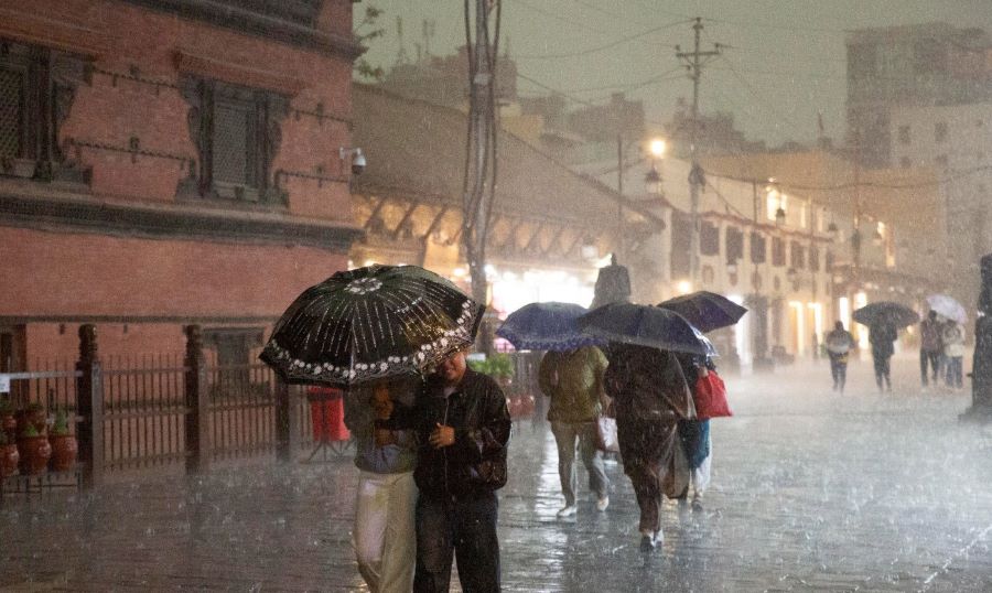 आज यी ६ प्रदेशमा भारी वर्षाको सम्भावना