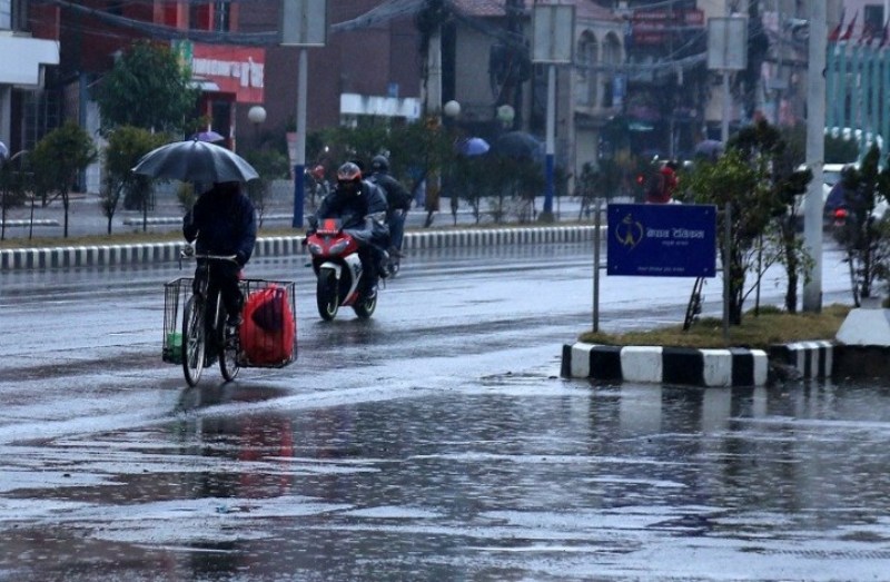 आज यी चार प्रदेशमा धेरै भारी वर्षाको सम्भावना