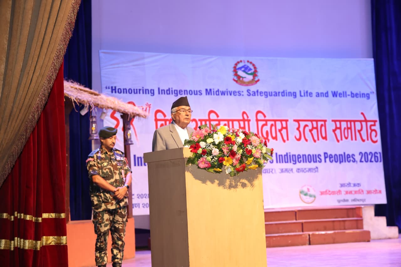 आदिवासी जनजातिहरूको विशिष्ट पहिचान र संस्कृति नेपालको राष्ट्रिय गौरव हो : राष्ट्रपति पौडेल