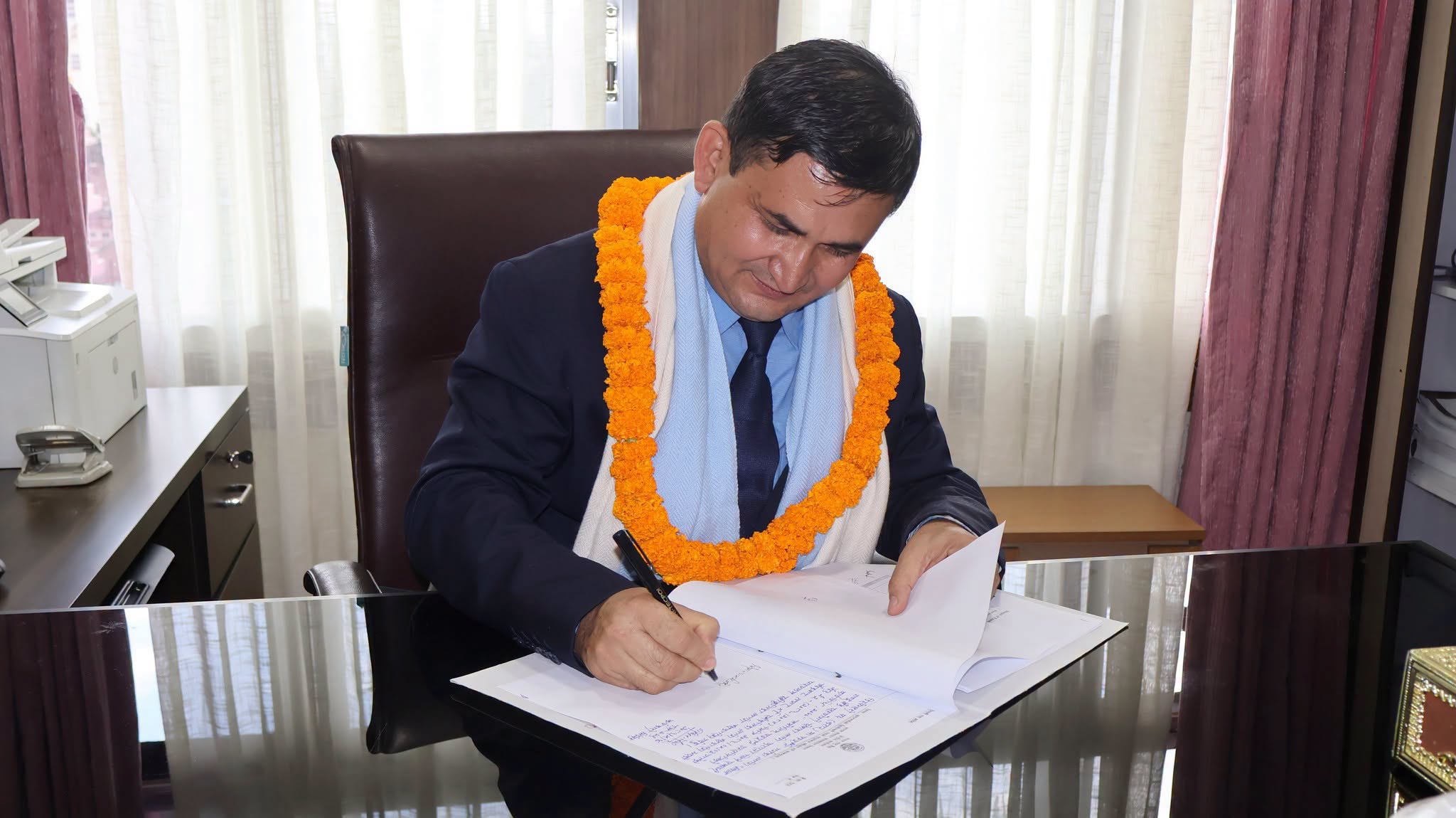 नवनियुक्त डेपुटी गभर्नर रावलद्वारा शपथ तथा पदबहाली