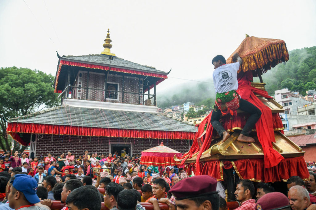 आज पाल्पामा २०७औँ रणउजिरेश्वरी भगवती जात्रा निकालिँदै
