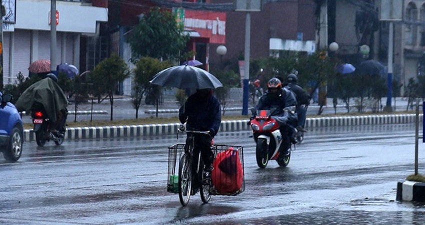 आजको मौसम: यी ३ प्रदेशमा भारी वर्षाको सम्भावना