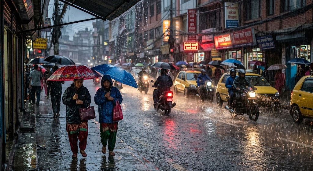 शुक्रबारदेखि तीन दिन भारी वर्षाको सम्भावना, सतर्क रहन आग्रह