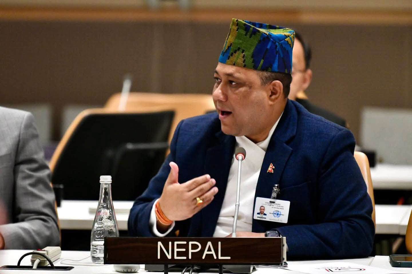 जलवायु संकट सामना गर्न प्रतिबद्धताबाट कार्यान्वयनतर्फ जानुपर्छ : परराष्ट्रमन्त्री खनाल