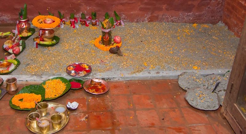 बडादशैँ शुरु, आज पहिलो दिन विधिपूर्वक घरघरमा घटस्थापना गरिँदै
